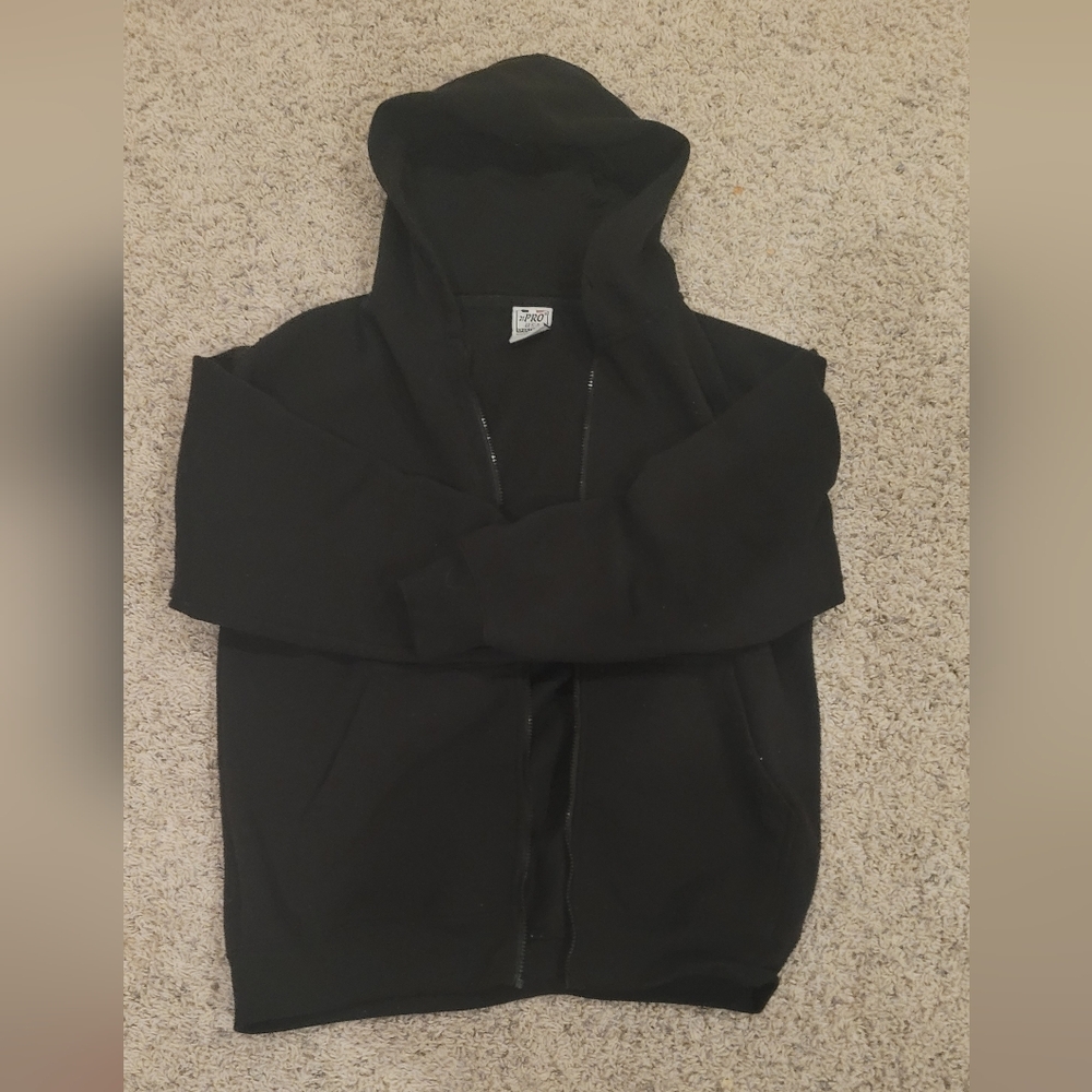 Men's Black Hoodie Sweater, CALL OUTS NO DRAWSTRINGS OR ZIPPER